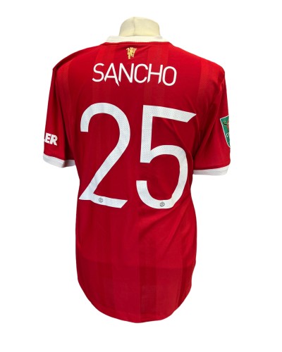 Manchester United 2021-2022 HOME Taille "XL" 25 SANCHO
