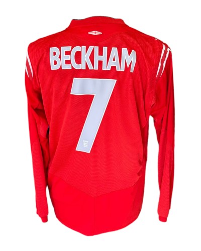 Angleterre 2004 AWAY 7 BECKHAM